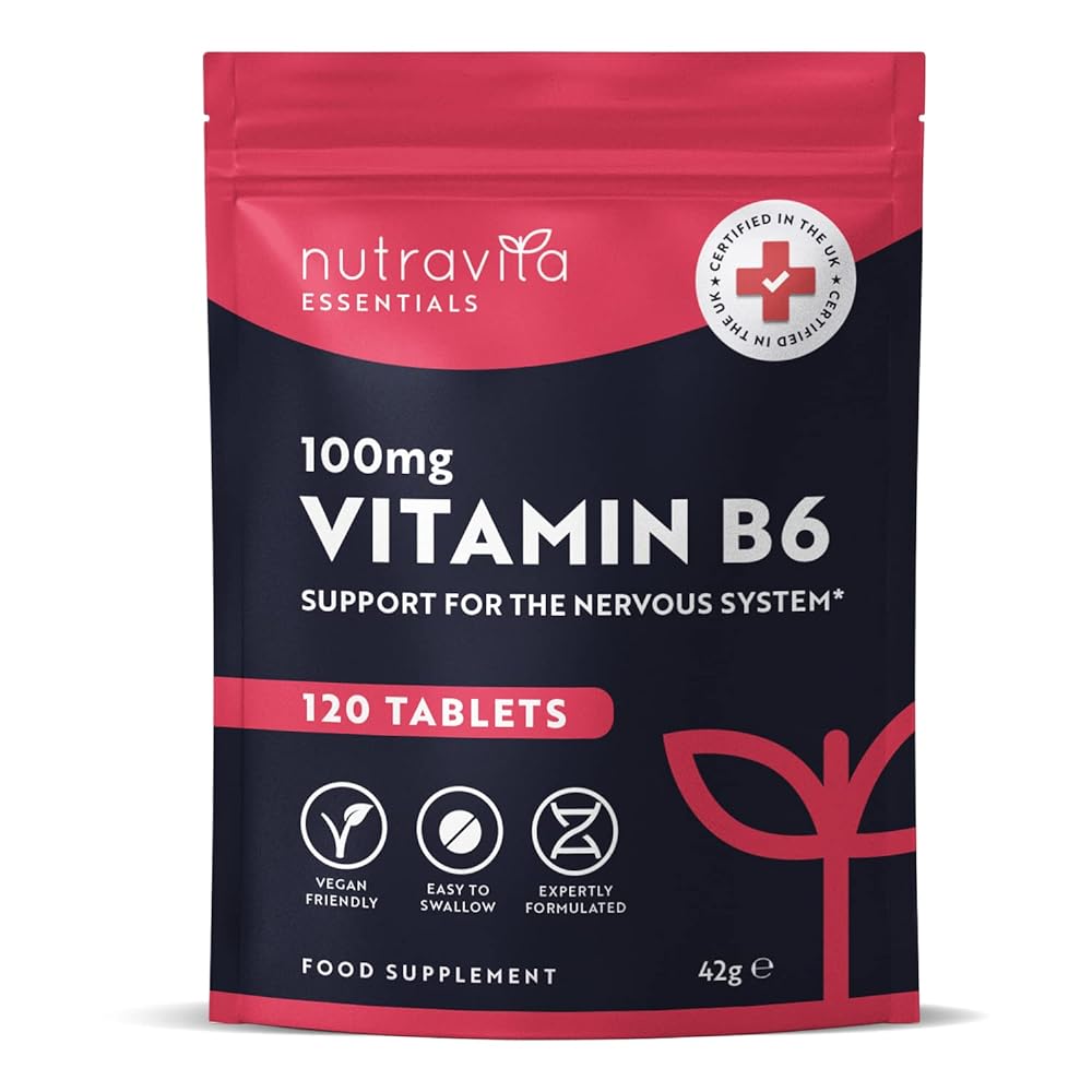 Nutravita Vitamin B6 100mg Tablets