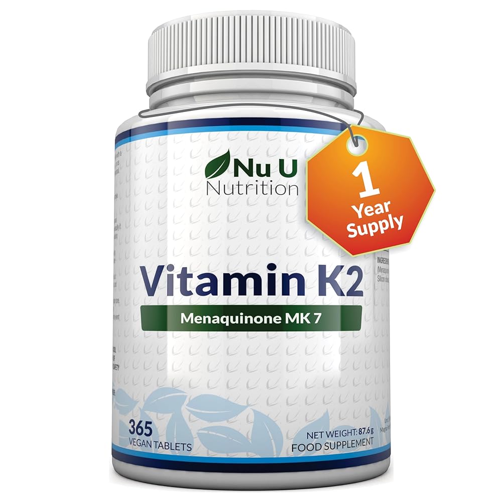 Nu U Nutrition Vitamin K2 MK7 200mcg