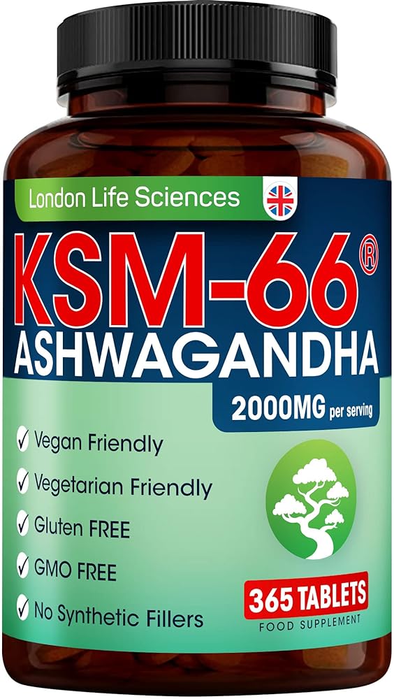 Organic Ashwagandha KSM-66® 2000mg Tablets