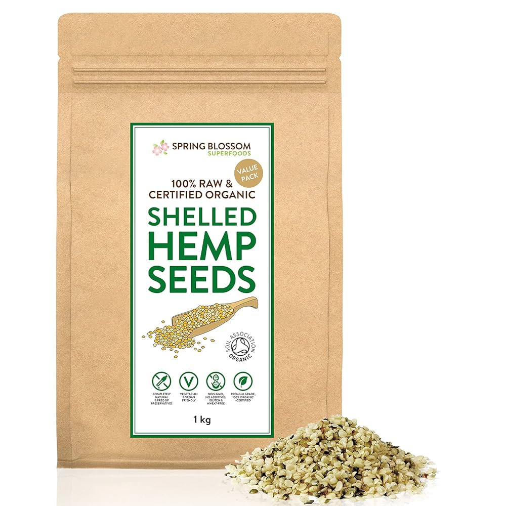 Organic Hemp Seeds Hearts Snack