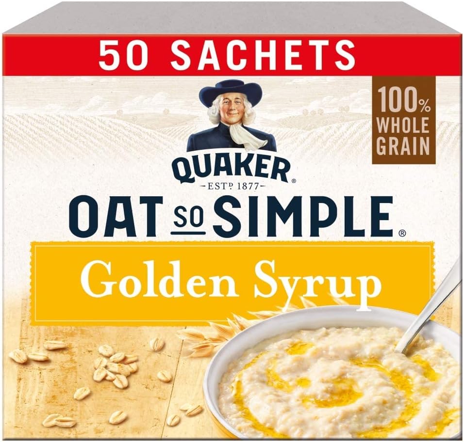 Quaker Golden Syrup Porridge 50x36g