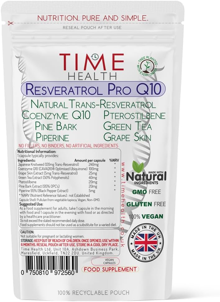 Resveratrol Pro Q10 Anti-Aging Capsules