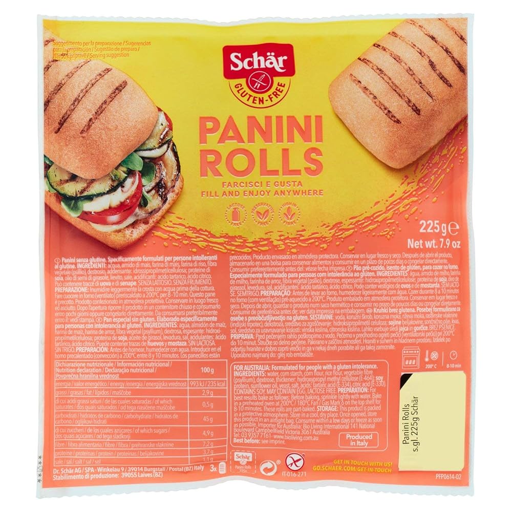 Schär Gluten Free Panini Rolls
