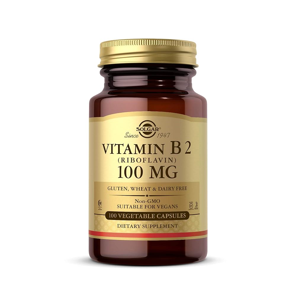 Solgar Vitamin B2 Capsules – Pack...