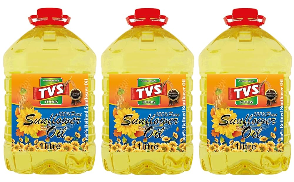 Sunflower Oil, 5L Pack of 3