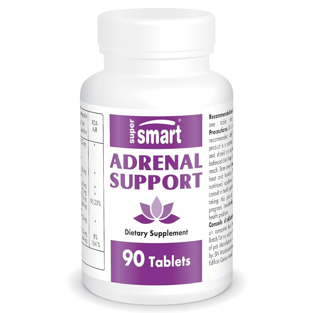 SUPERSMART Adrenal Support with Ursolic...