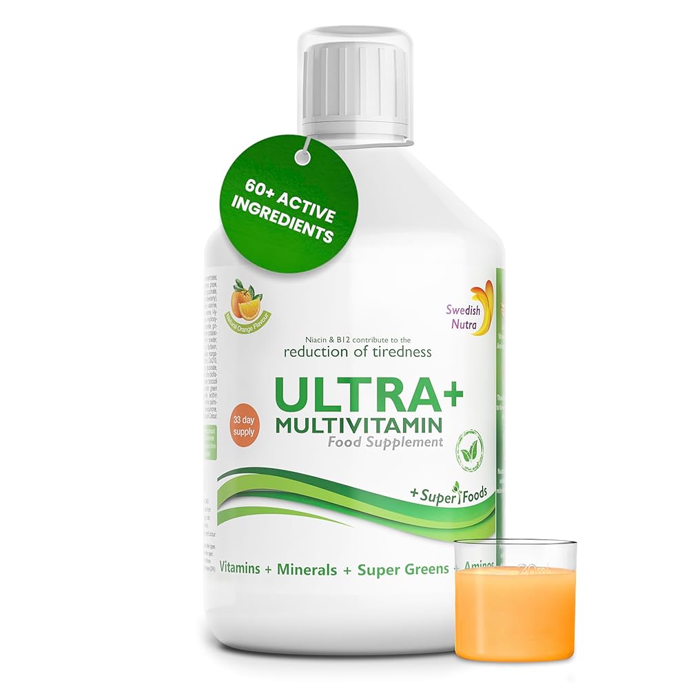 Swedish Nutra Vegan Liquid Multivitamin...