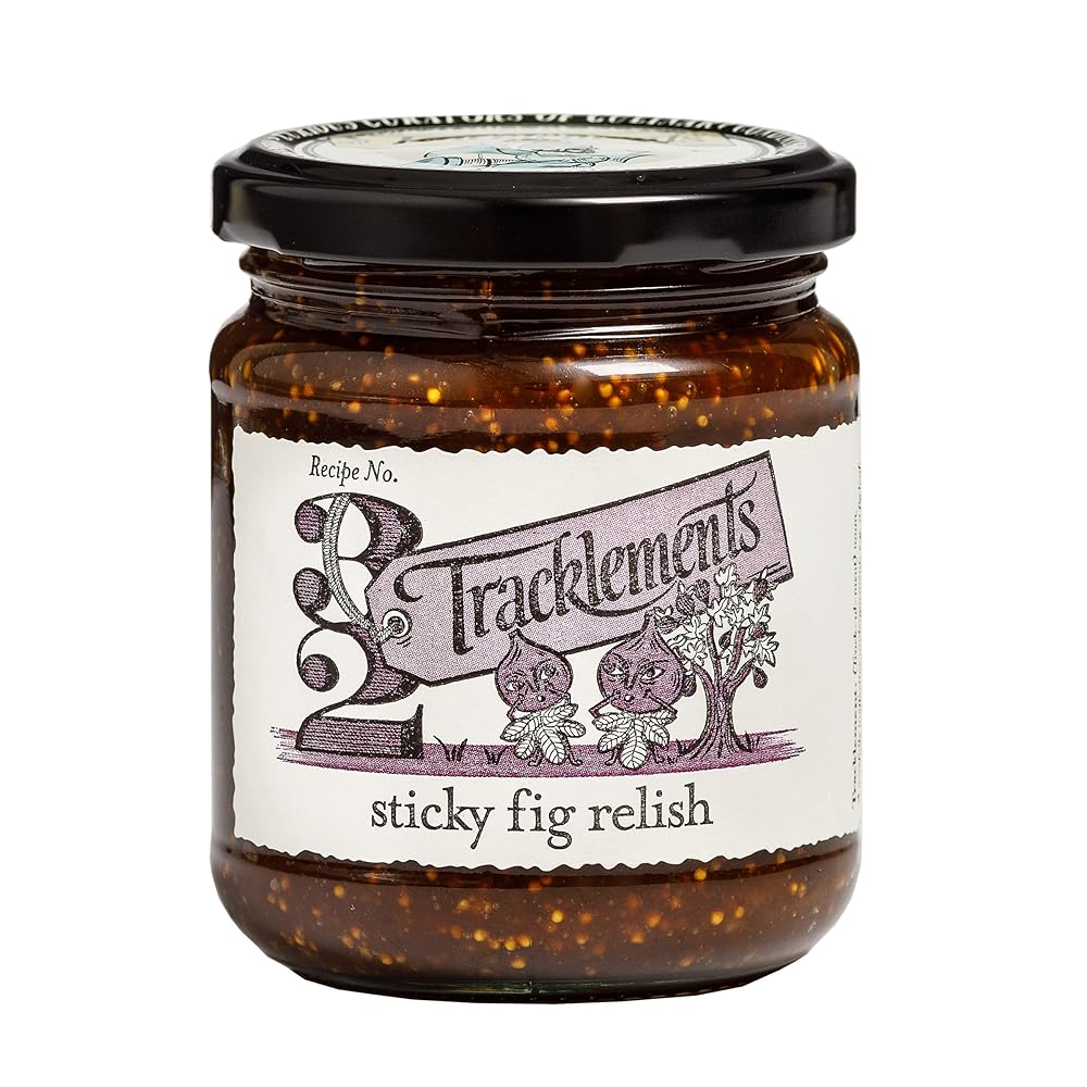 Tracklements Sticky Fig Relish, 250g Jar