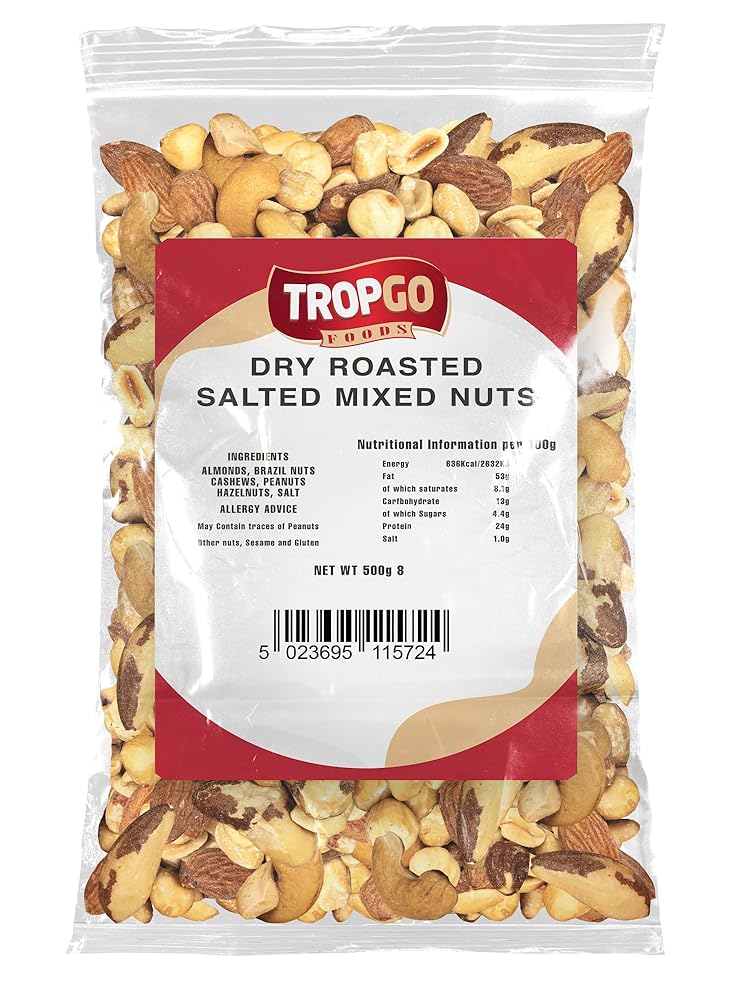 Tropgo Roasted Mixed Nuts – 500g