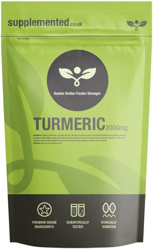 Turmeric 2000mg Tablets by XYZ Brand