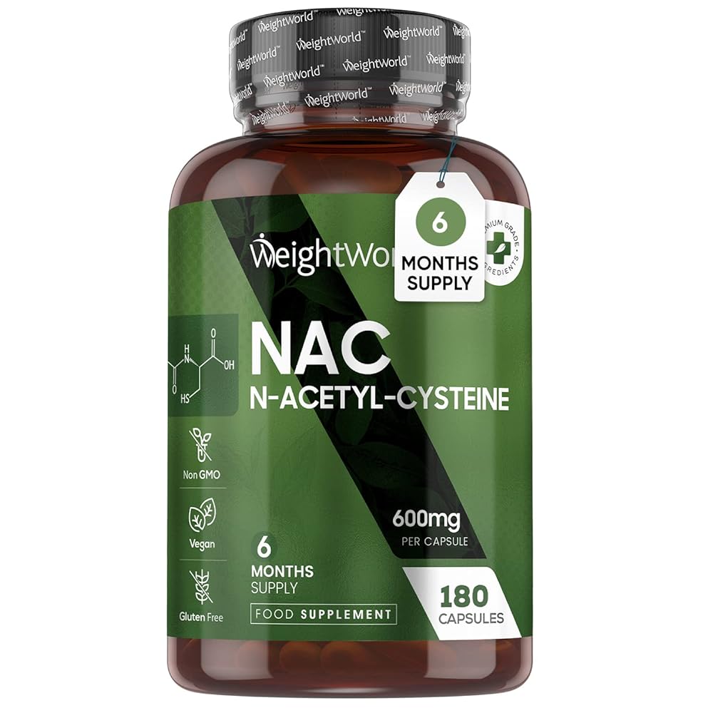 Vegan NAC Supplement – 180 Capsules
