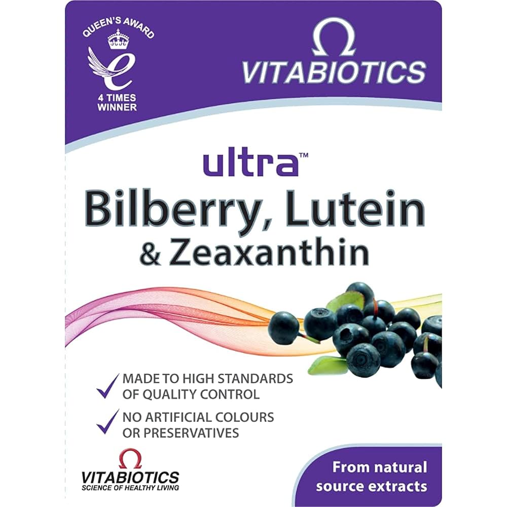 Vitabiotics Bilberry Lutein Zeaxanthin ...