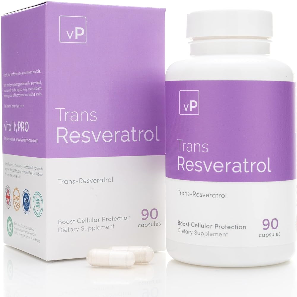 Vitality Pro Trans Resveratrol Capsules