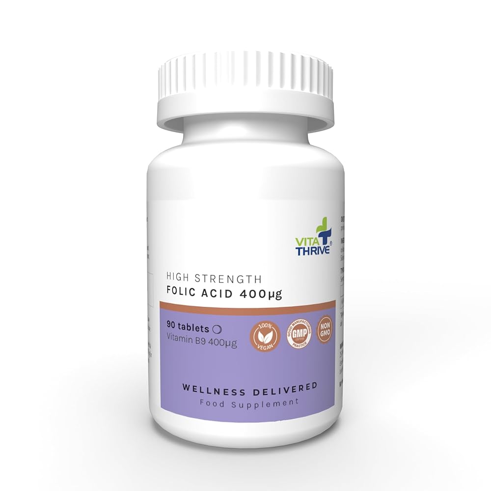 VitaThrive Folic Acid 400µg Tablets