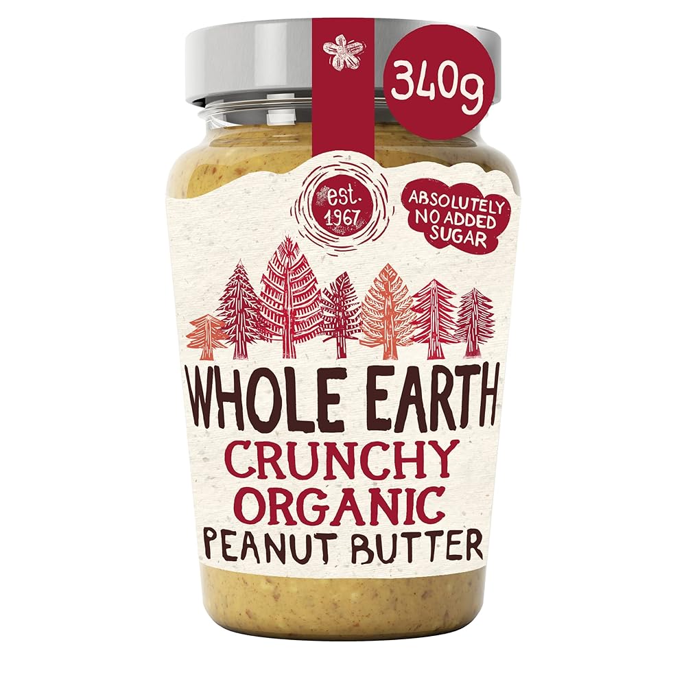 Whole Earth Organic Peanut Butter, 340g