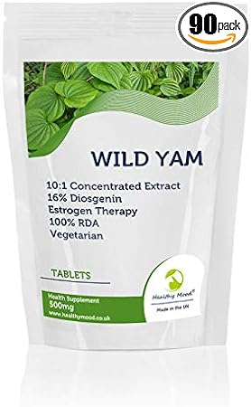 Wild Yam 500mg Tablets – Pack of 90