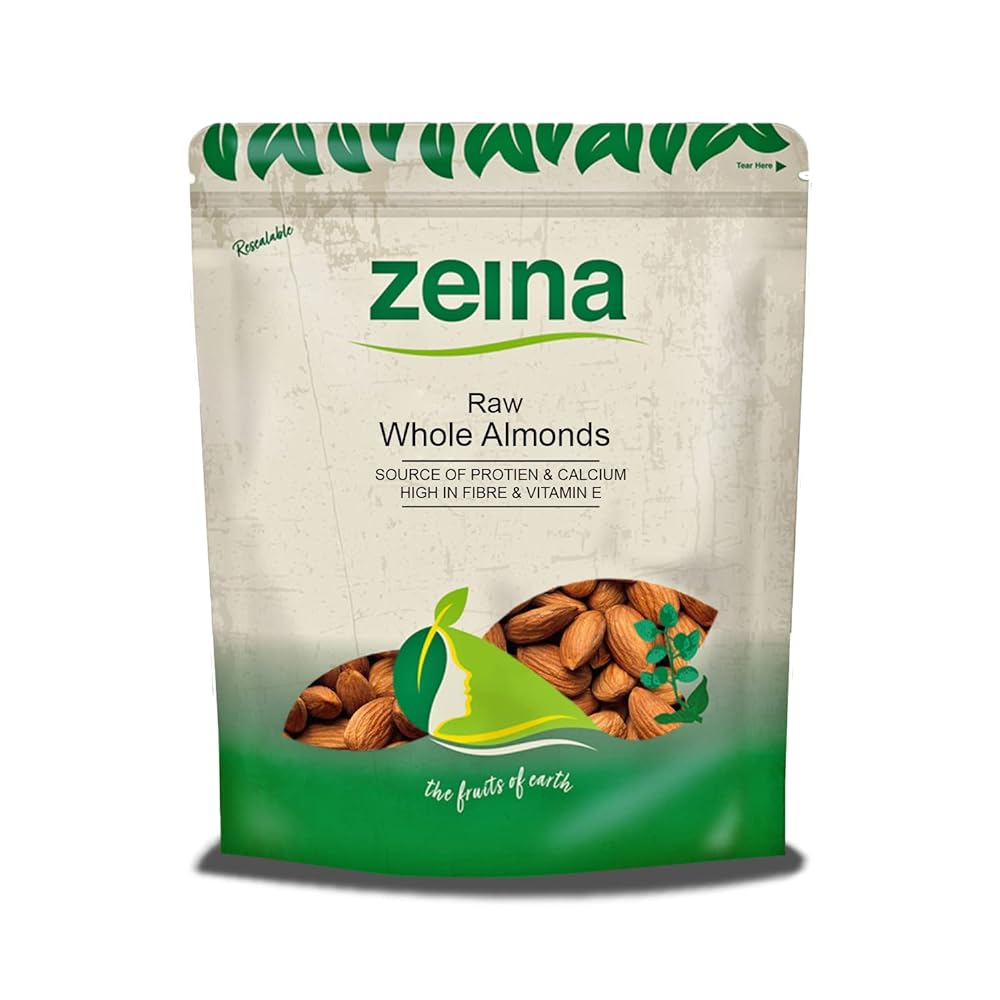 Zeina Raw Almonds – 1Kg Vegan Snack