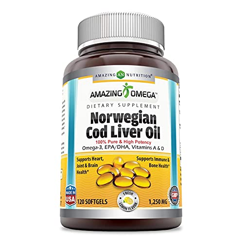 Amazing Omega Norwegian Cod Liver Oil