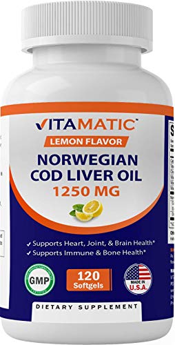 Vitamatic Norwegian Cod Liver Oil Capsules