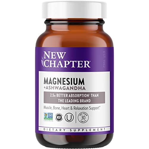 New Chapter Magnesium + Ashwagandha Sup...
