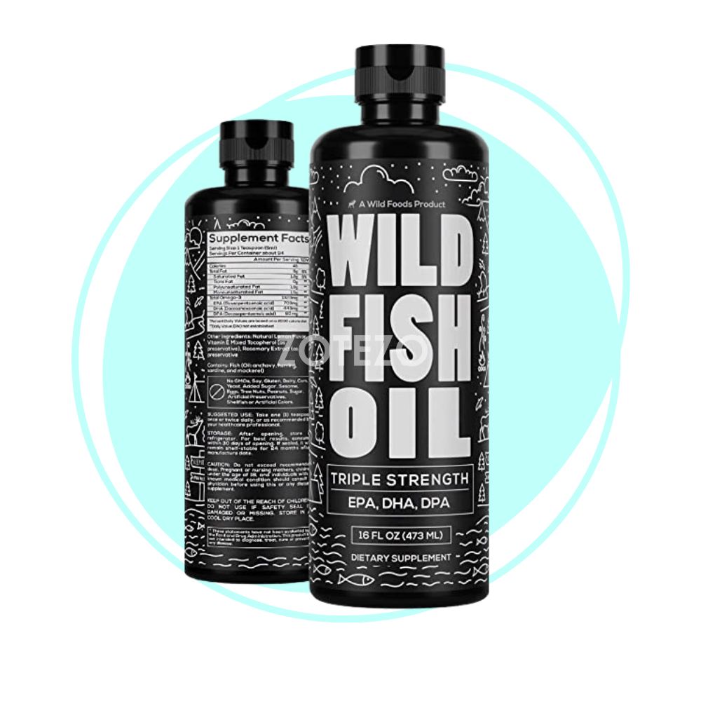 Wild food liquid omega-3 fish oil