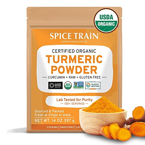 SPICE TRAIN, USDA Organic Turmeric Powder