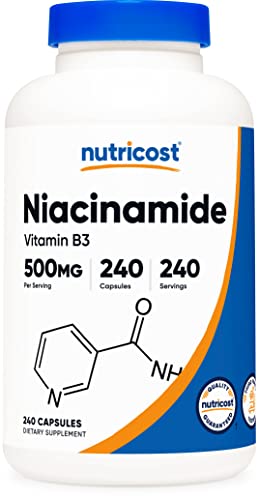 Nutricost Niacinamide (Vitamin B3) 500mg