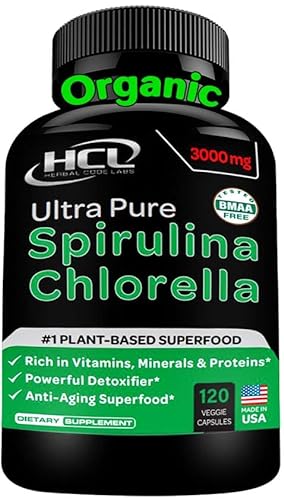 Hcl Herbal Code Labs Chlorella Spirulin...