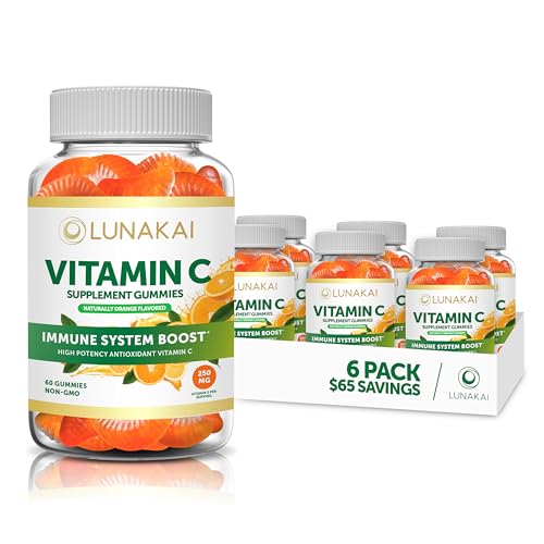 Lunakai Vitamin C Gummies for Adults an...
