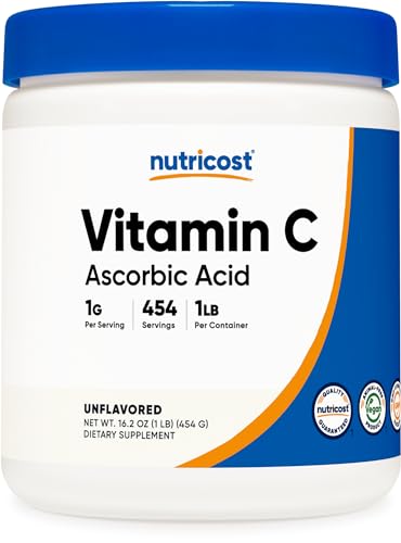 Nutricost Pure Ascorbic Acid Powder