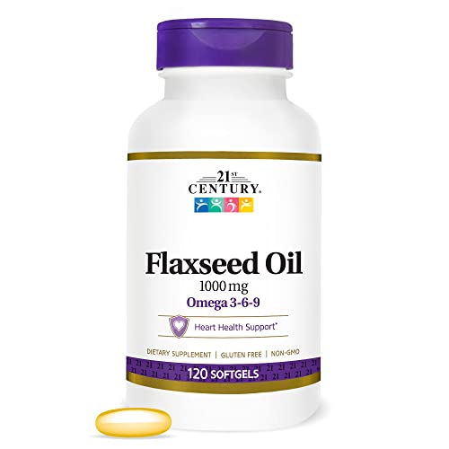 21st Century Flaxseed Oil 1000 mg Softg...