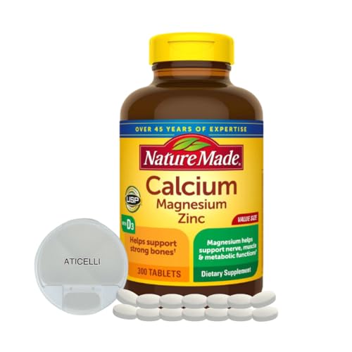 Calcium Magnesium Zinc with Vitamin D3 ...