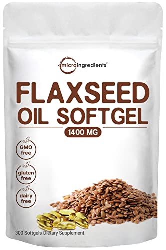 Micro Ingredients Flaxseed Oil Softgels...
