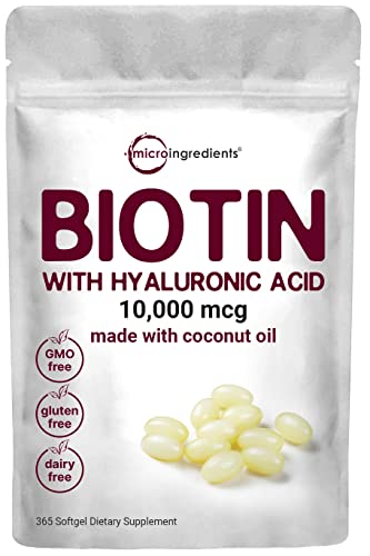 Micro Ingredients Biotin w/Hyaluronic A...