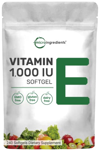 Micro Ingredients Vitamin E 1000 IU Sof...