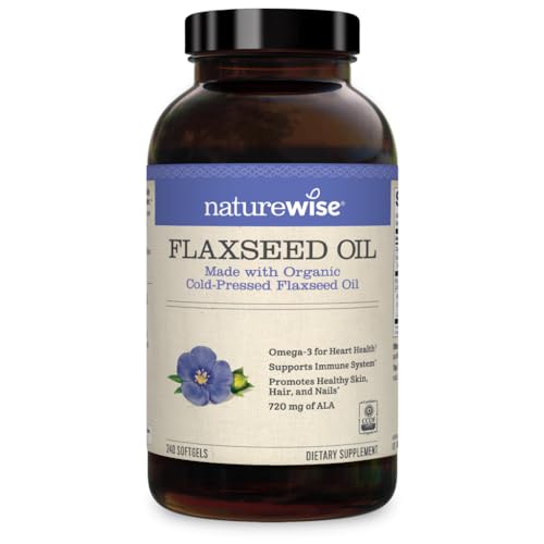 NatureWise Organic Flaxseed Oil Supplement