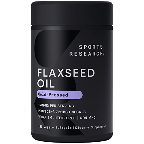 Sports Research Vegan Flaxseed Oil Herb...