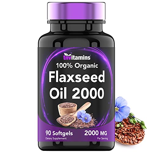 tnvitamins Organic Flaxseed Oil Softgel...