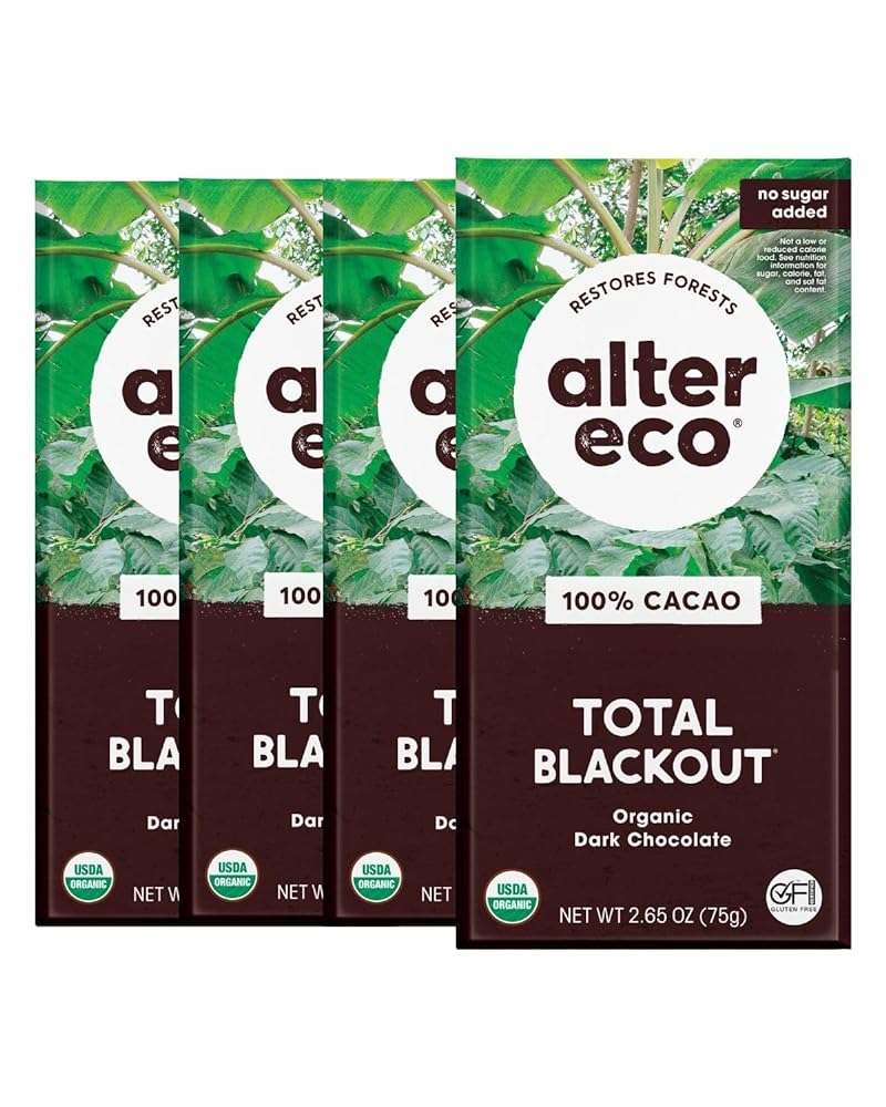 Alter Eco Pure Dark Chocolate Bars