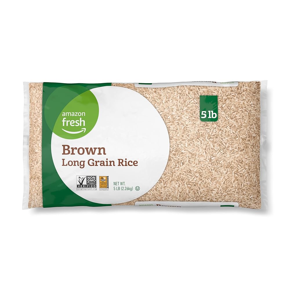 Amazon Fresh Brown Long Grain Rice