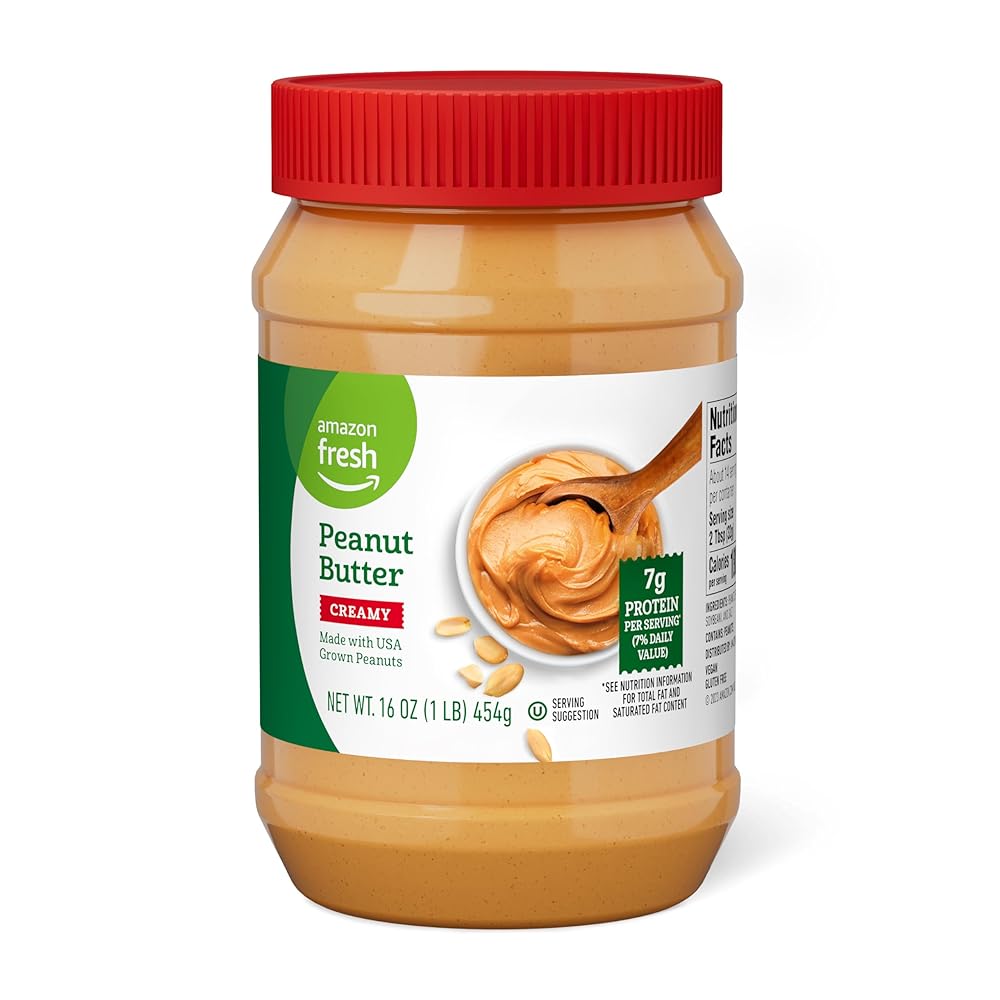 Amazon Fresh Creamy Peanut Butter 16oz