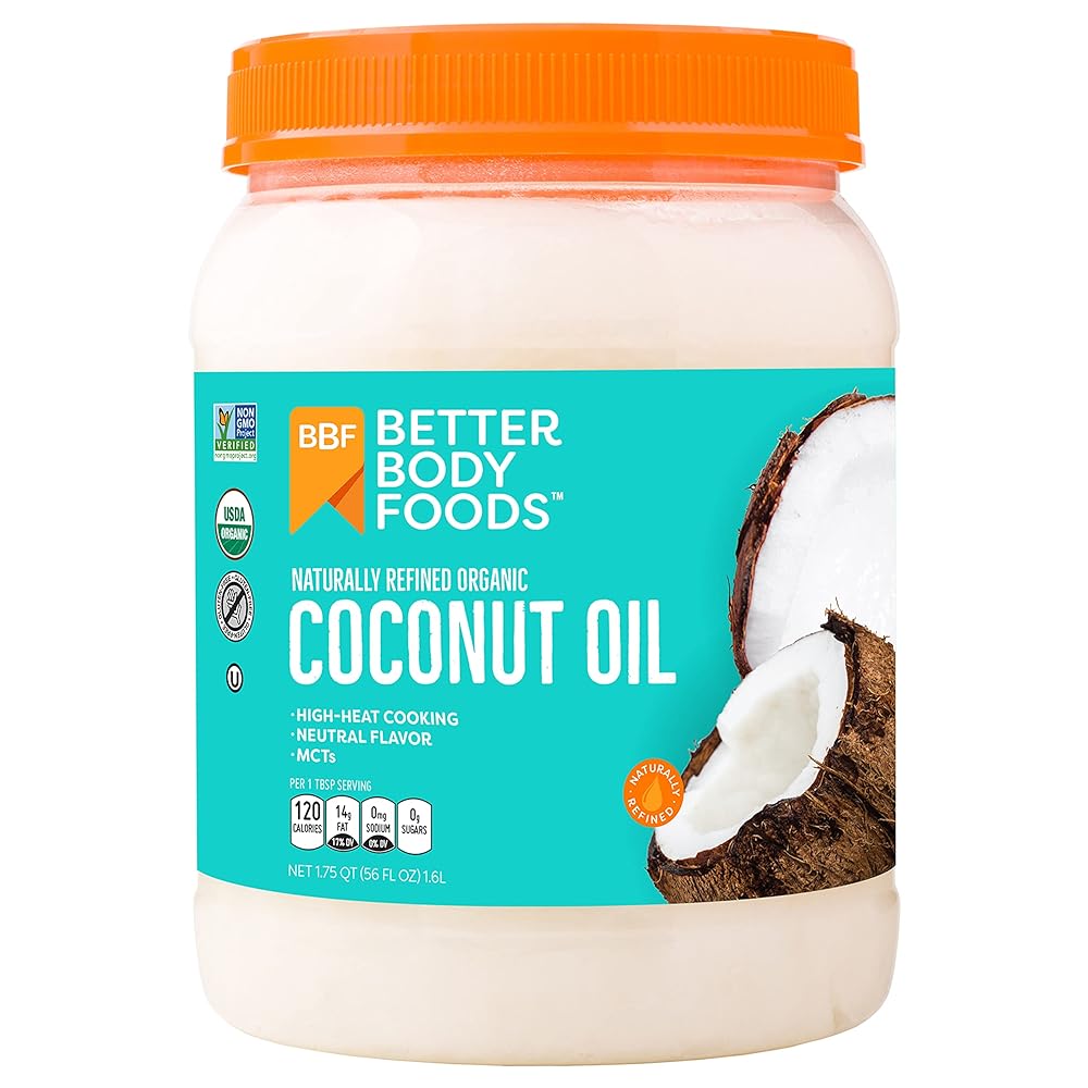 BetterBody Foods Organic Refined Coconu...