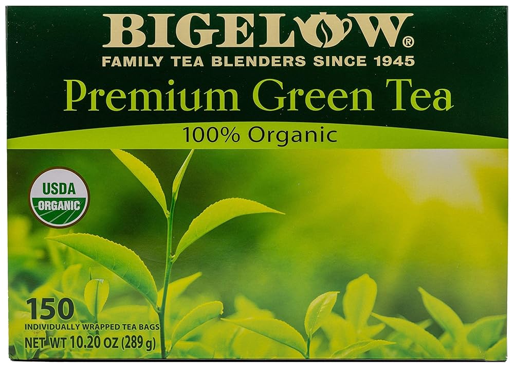 Bigelow Organic Green Tea, 150-Count Box