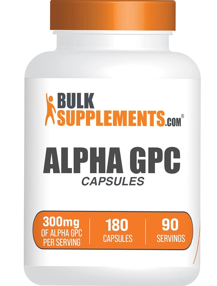 BulkSupplements Alpha GPC Choline Capsules