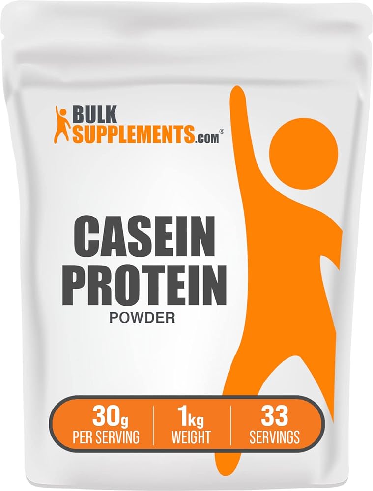 BulkSupplements Casein Protein Powder &...