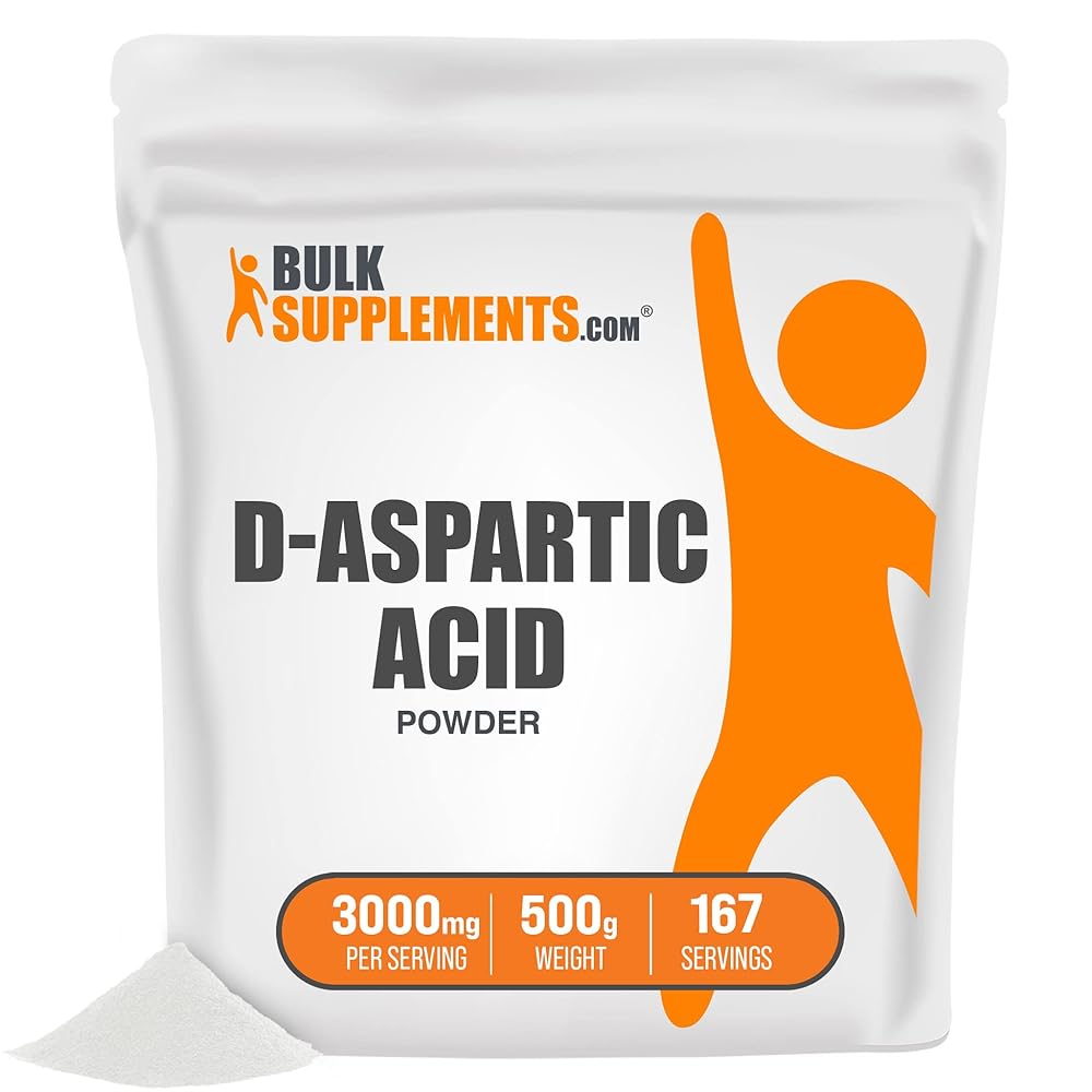 BulkSupplements D-Aspartic Acid Powder,...