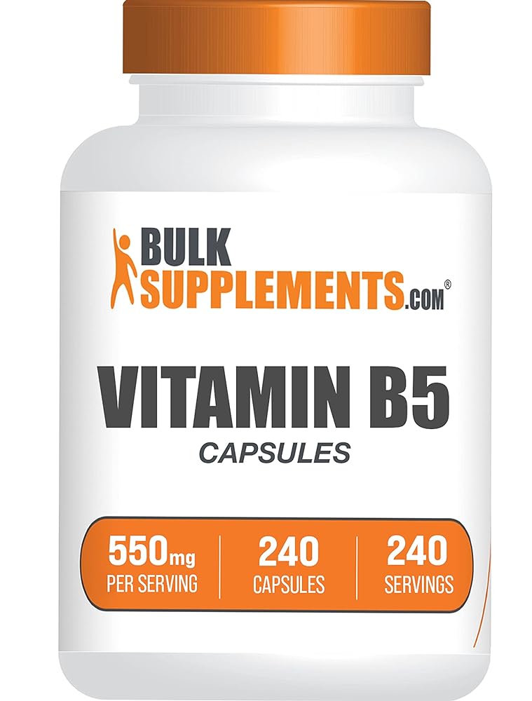 BulkSupplements Vitamin B5 Capsules ...