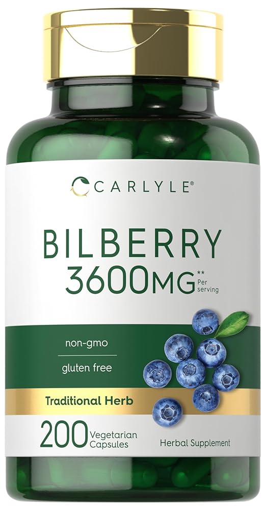 Carlyle Bilberry Extract Capsules, 200 ...