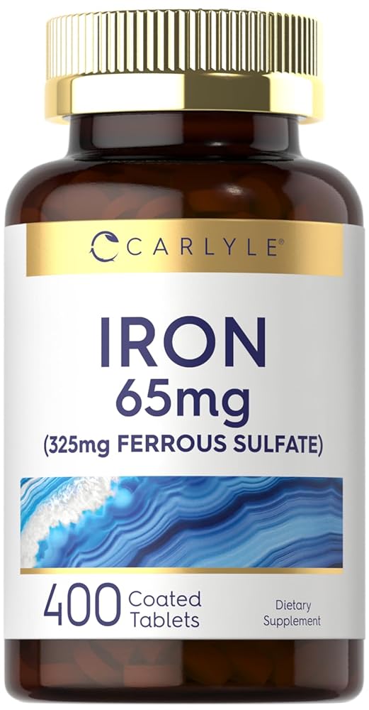 Carlyle Iron Ferrous Sulfate 400 Tablets