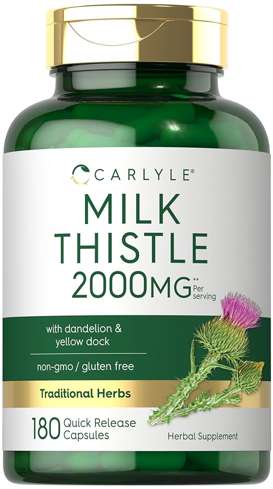 Carlyle Milk Thistle 2000mg Capsules
